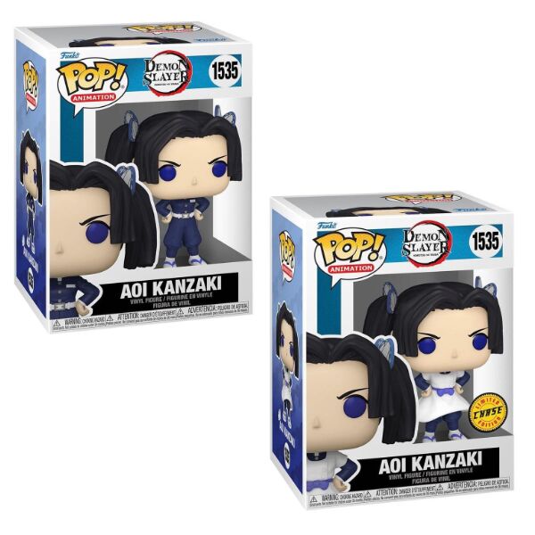 Funko POP! Demon Slayer - Aoi Kanzaki 1535 Chase Bundle