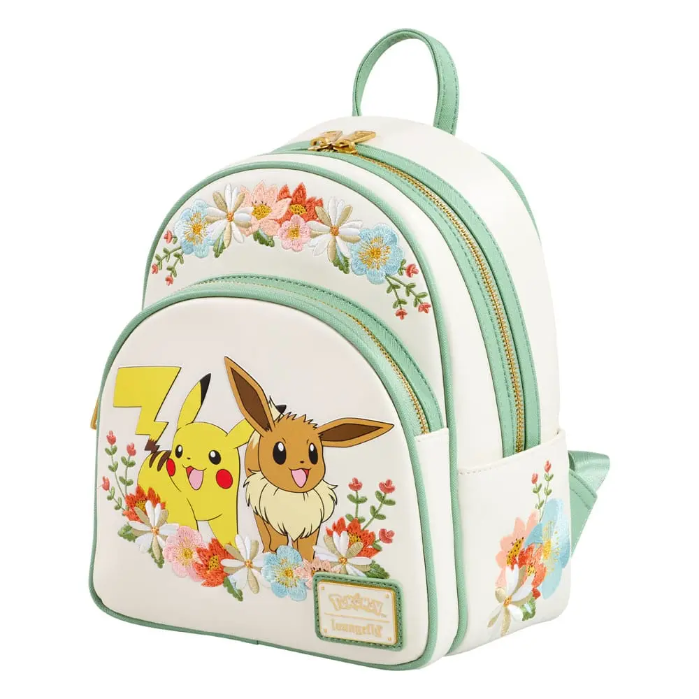 Pokemon by Loungefly Mini Rucksack Pikachu & Eevee Floral – Bild 4