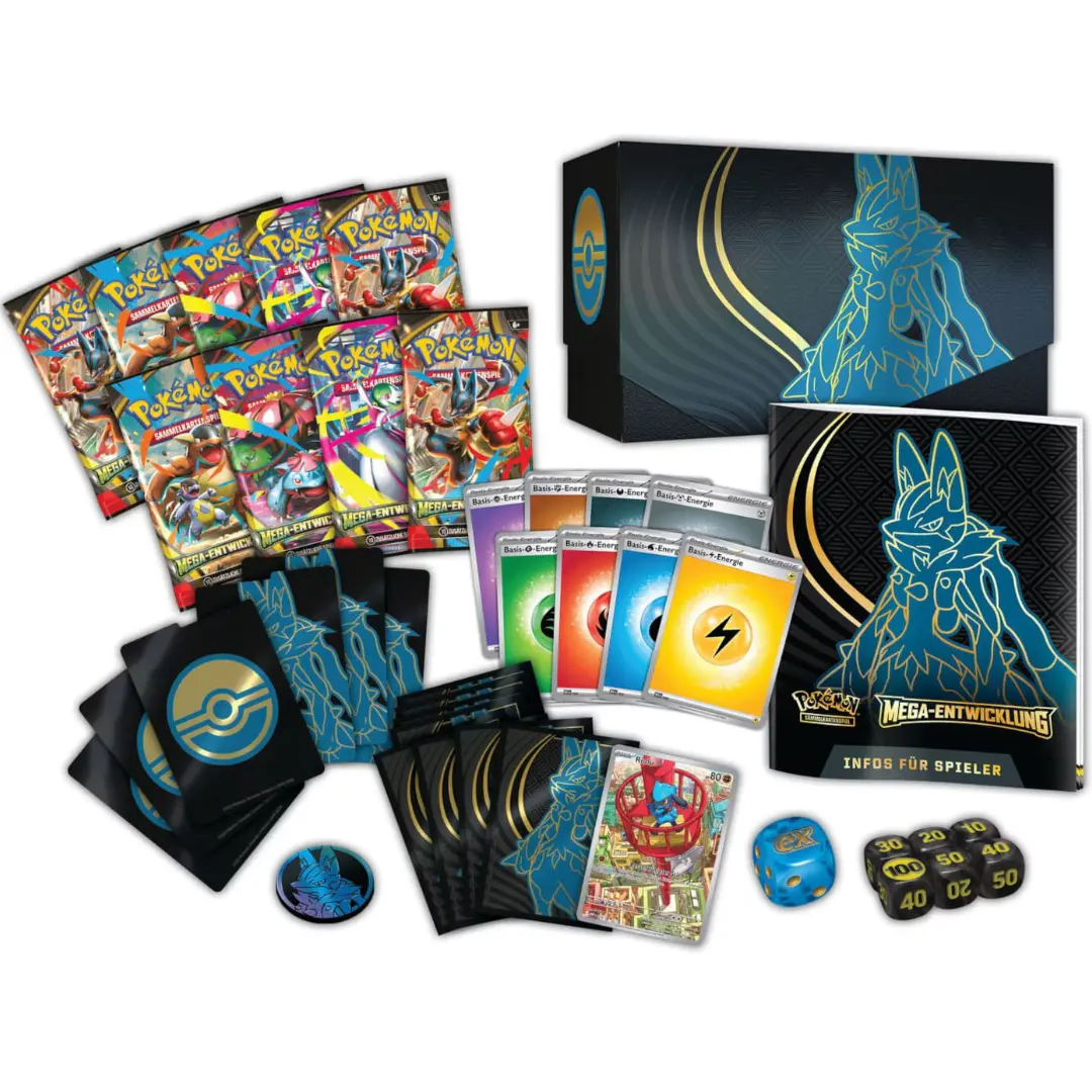 Pokémon: Mega Entwicklung Lucario Top Trainer Box *Deutsche Version* – Bild 3