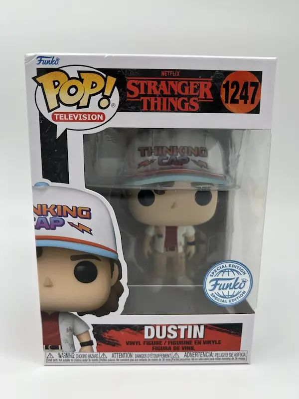 Funko POP! Stranger Things - Dustin 1247 Special Edition (beschädigt)