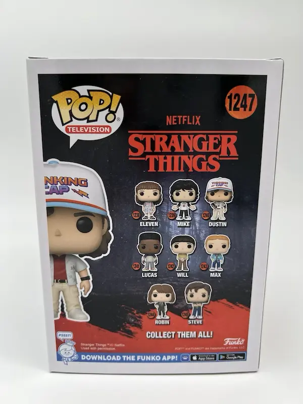 Funko POP! Stranger Things - Dustin 1247 Special Edition (beschädigt) – Bild 3