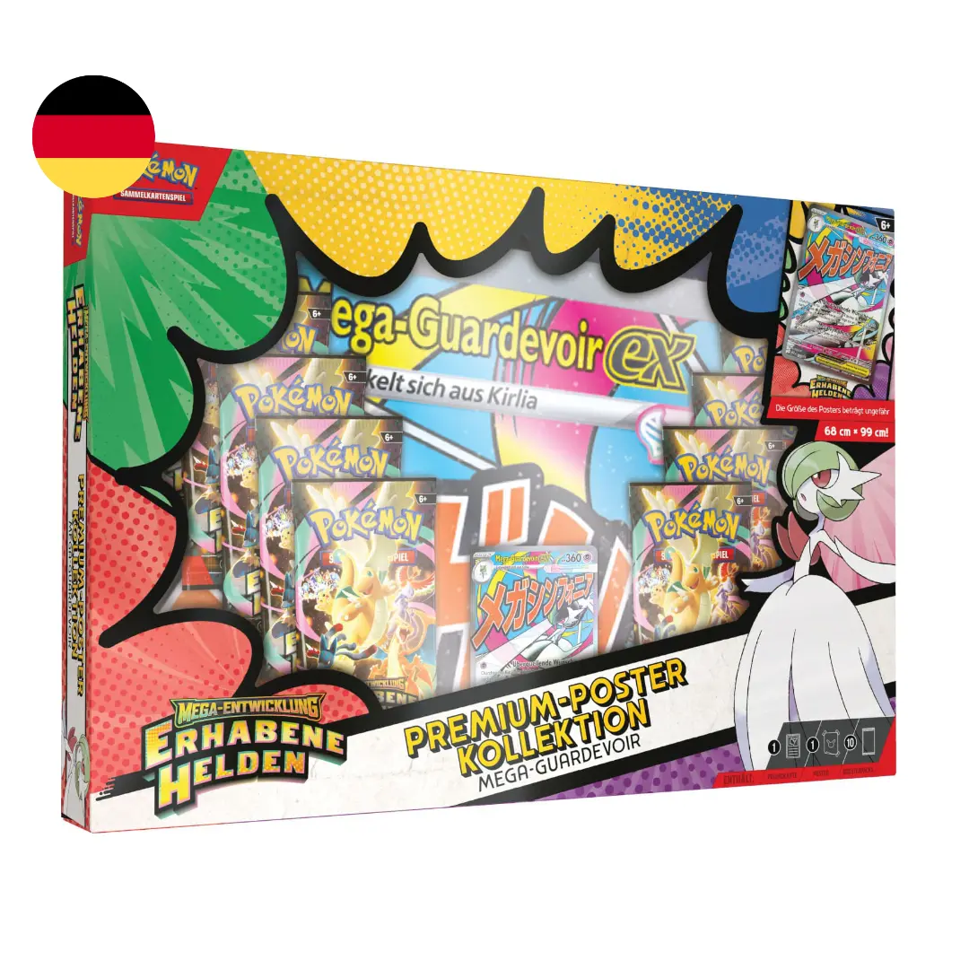 Pokémon: Mega Entwicklung - Erhabene Helden Premium-Poster Kollektion Mega-Guardevoir *Deutsche Version*