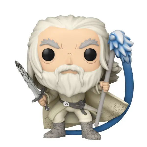 Funko POP! The Lord of the Rings - Gandalf the white w/Sword & Staff 1203 GITD - Special Edition – Bild 2
