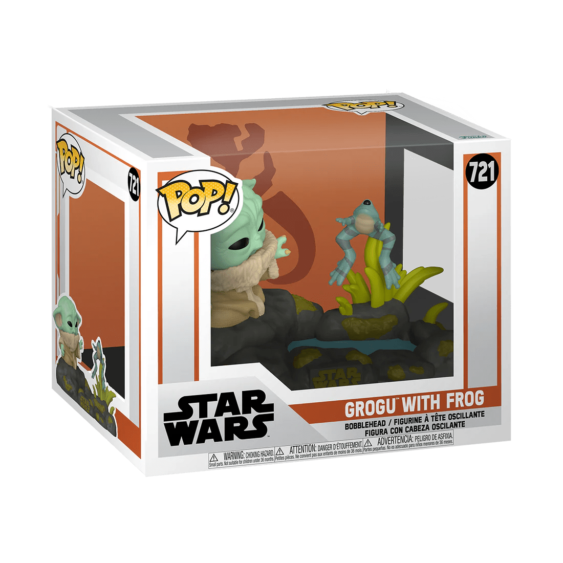 Funko POP Star Wars: The Mandalorian - Grogu with Frog 721 – Bild 3