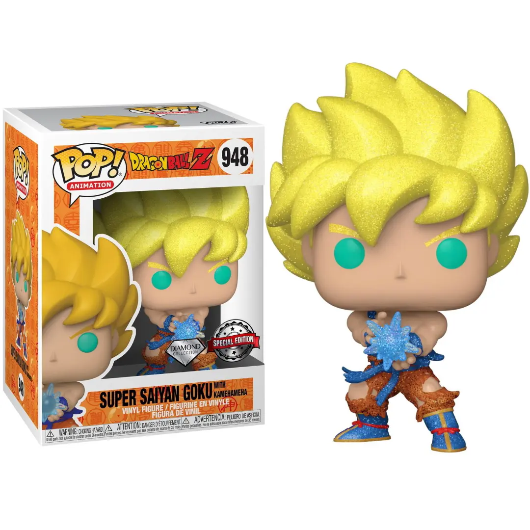 Funko POP! Dragon Ball - Super Saiyan Goku w/Kamehameha 948 (Diamond) / Special Edition