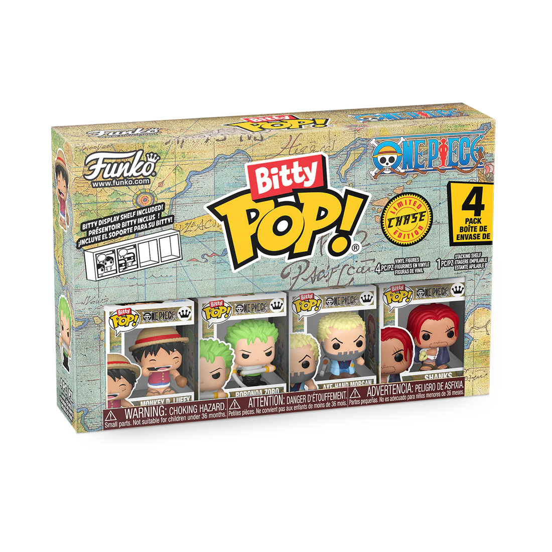 One Piece Bitty POP! Vinyl Figuren 4er-Pack - Luffy – Bild 4