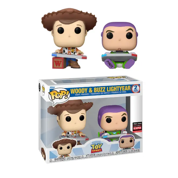 Funko POP Disney Pixar Toy Story - Woody & Buzz Lightyear 2 Pack - C2E2 2024 exclusive – Bild 2