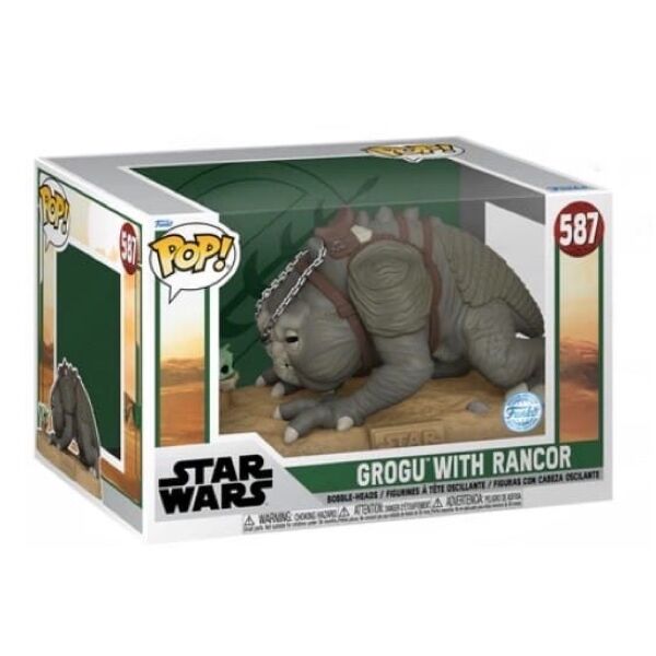 Funko POP Grogu with Rancor 587