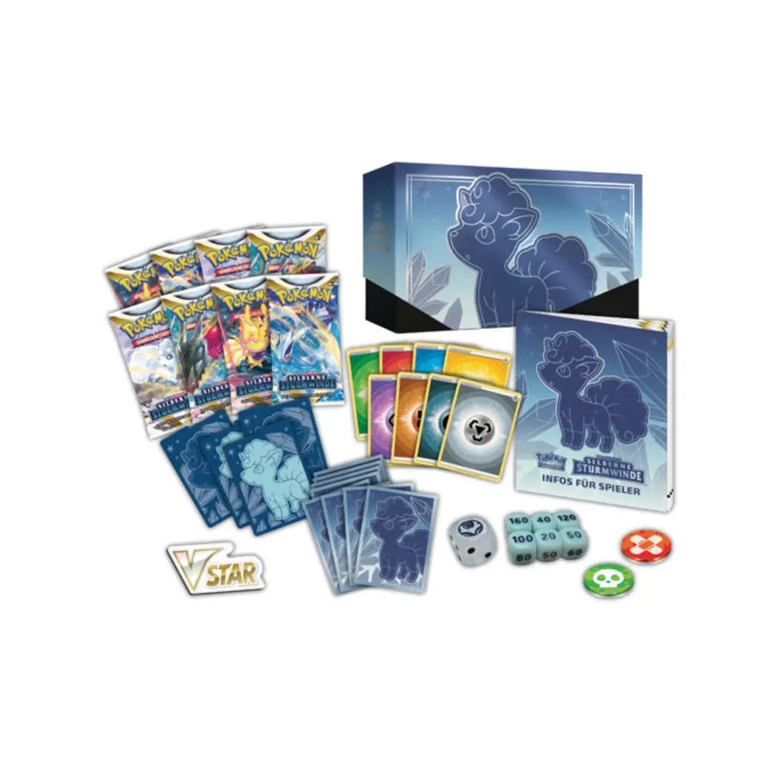 Pokémon Schwert & Schild: Silberne Sturmwinde - Top Trainer Box *Deutsche Version*