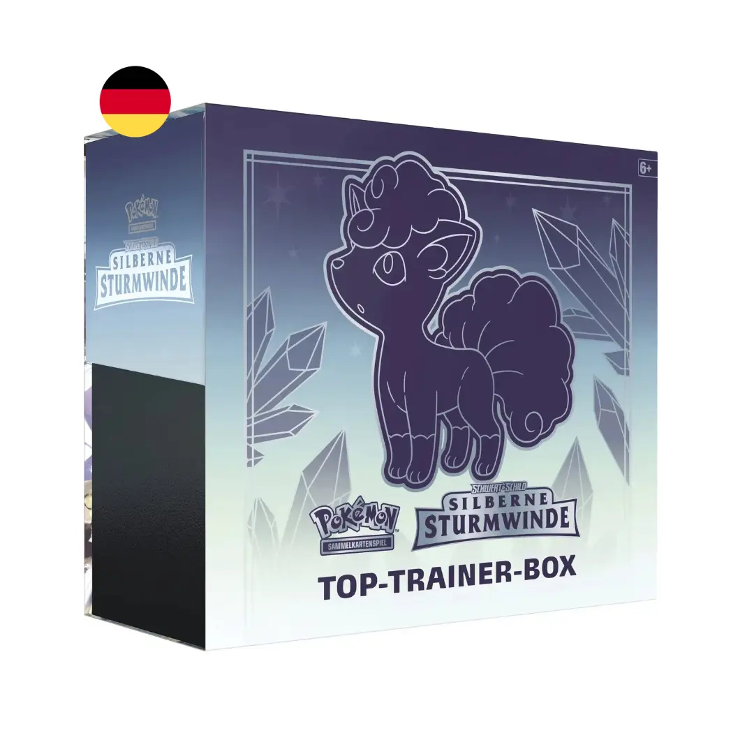 Pokémon Schwert & Schild: Silberne Sturmwinde - Top Trainer Box *Deutsche Version*
